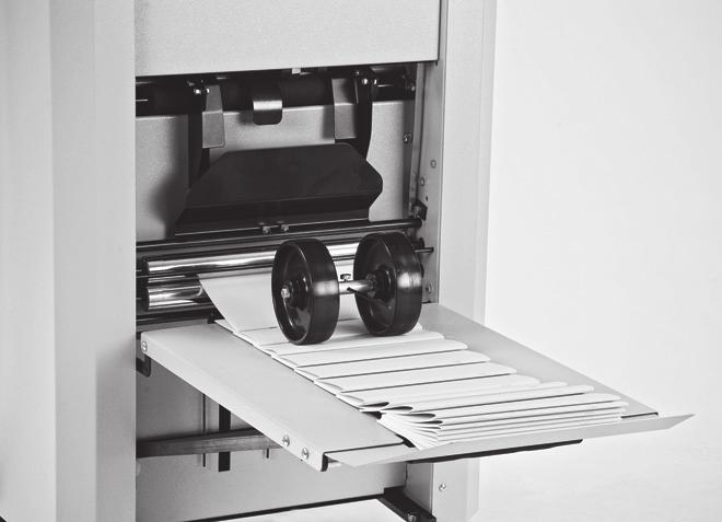The revolutionary SF2 bookletmaker utilizes wire-fed stitching technology previously found only in larger
