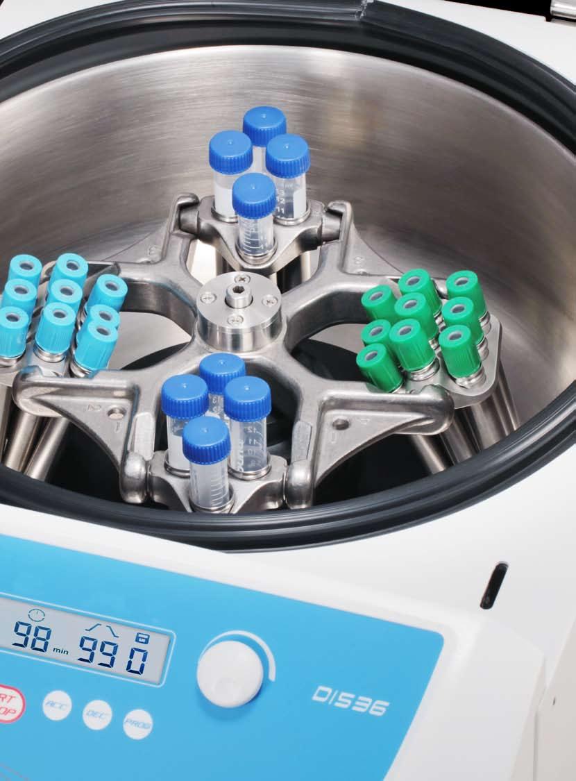 High Speed Multi-Purpose Centrifuges D1536 High Speed Multi-Purpose Centrifuge NEW The D1536 Multi-purpose Centrifuge is ideal for the centrifugation of samples in the Medicine Clinical chemistry,