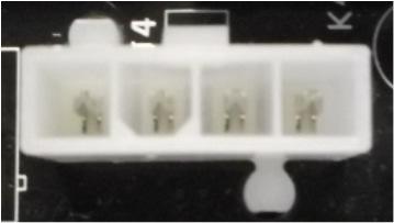 The 4 fused relay output pins on connector J8 are defined as follows (supplied cable harness S-H117CX): Pin # 1 2 3 4 Pin #1 - Violet, connect to the harness side of the Center High Mounted Brake