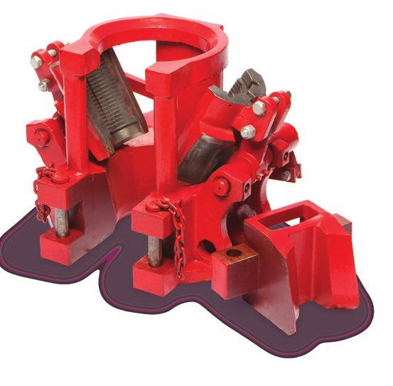 Tubing Spider B / C / CHD / CHD Snubbing 360 Inserts Removable Gate Single String Application Available in Four Models Hydraulic or Pneumatic Operation WESTCO inverted CHD Spider and a regular CHD
