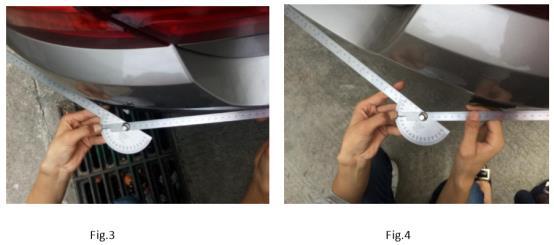 V. Installation Guide 1. Sensor Installation Installation requirements: sensors should be adhered to the inner corner of the bumper with supplied Velcro.