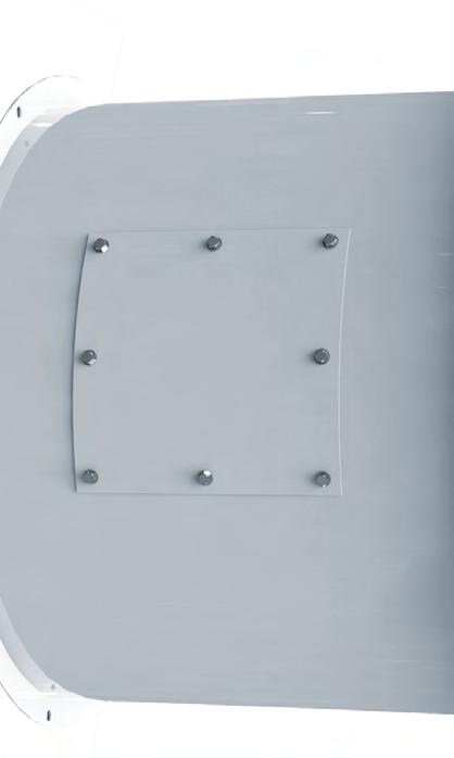 Weather Cover Drain Housing All fans are constructed of heavy-gauge steel and continuously welded for strength and rigidity.