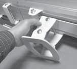 Pinnacle 101 Stair Lift FOLDING RAIL INSTALLATION Folding Rail Option Installation Note - The photos in this section show a