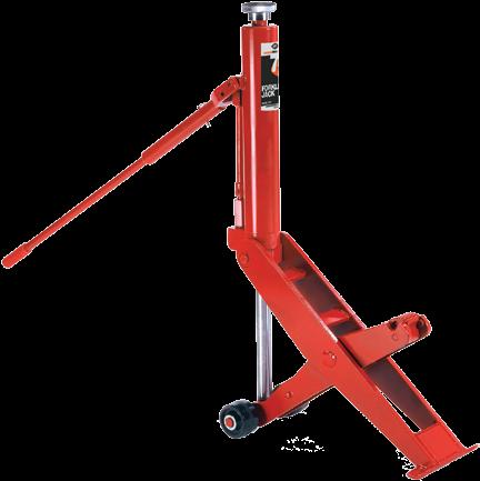 3 TON RATCHETING FARM JACK 3040A 48 long 6,600 lb. total capacity 32 long handle with grip Steel forged base 5.75 x 6.