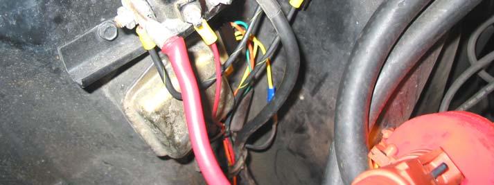 Connect the other side of the ballast resistor to the positive post on the ignition coil. Note: If using a ballast resistor be sure to mount it away from other wiring and hoses.