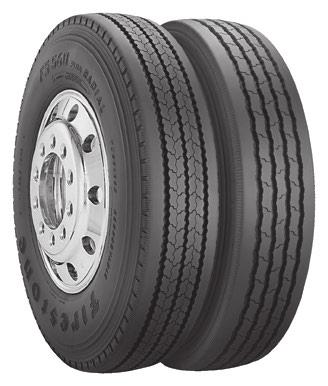 FS560 PLUS All-Position Tire Standard Profile Low-Profile Wide flow-through grooves and cross-rib sipes help to enhance traction.