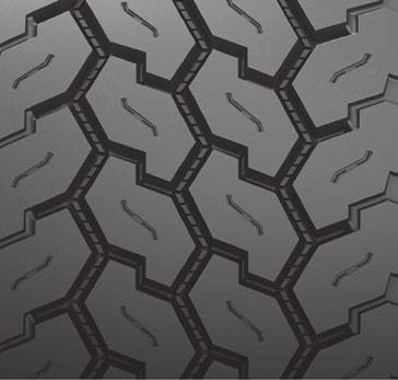 FS818 FEATURES & BENEFITS DRIVE A FIRESTONE SPECIAL TREAD COMPOUNDS help resist cuts, chips, tearing and irregular wear DEEP TREAD for aggressive