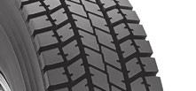 the life of the tread. Suitable for single- and tandem-axle drive radials. Replaces: Hankook DL12, DL07 Yokohama 703ZL, TY577 FD663.