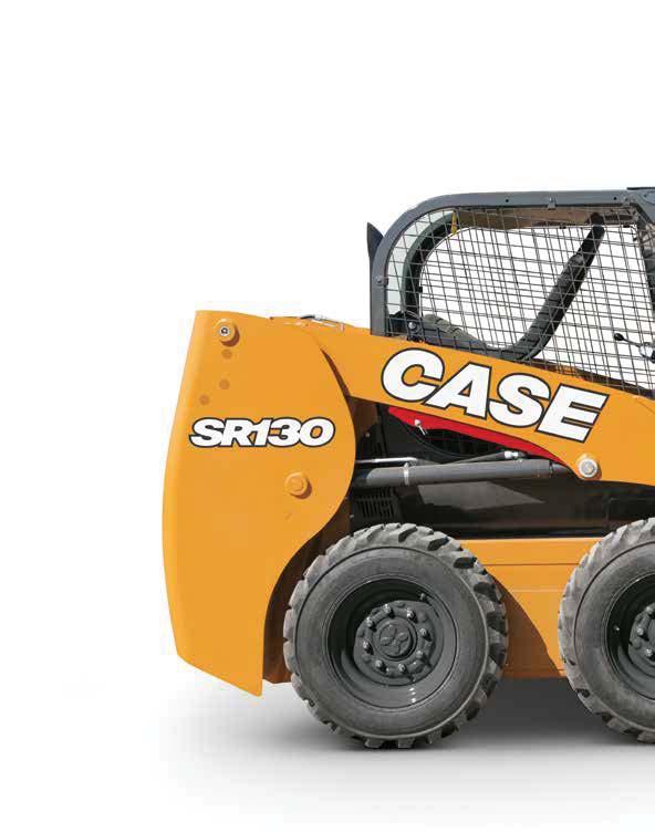 MAIN REASONS TO CHOOSE THE SKID STEER LOADER COMFORTABLE AND SAFE CAB - Operator friendly - Comfortable Flat floor - Wide Cab RADIAL BOOM - Radial geometry for Higher Boom breakout force & lifting