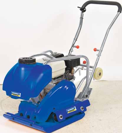 The single cylinder engine is air cooled and can handle the toughest of tasks with ease. The compactors are ideal for sand, gravel and soils in trenches, along foundations and walls.