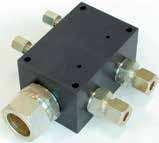Air-oil progressive system Progressive metering devices SSV and SSVD Metering device SSV The progressive metering device SSV supplies the