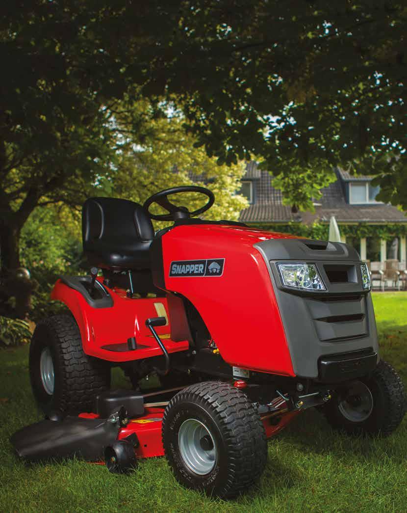 SPX SIDE DISCHARGE TRACTORS Featuring powerful engines, the SPX range provides superior cutting and handling under a variety of mowing conditions.