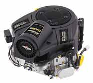 Commercial Turf Series 8270 VTwin engine features an integrated cyclonic