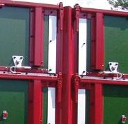 basic equipment includes: Continuous side panels on both sides at top level Rubber seal at the side panels for transport