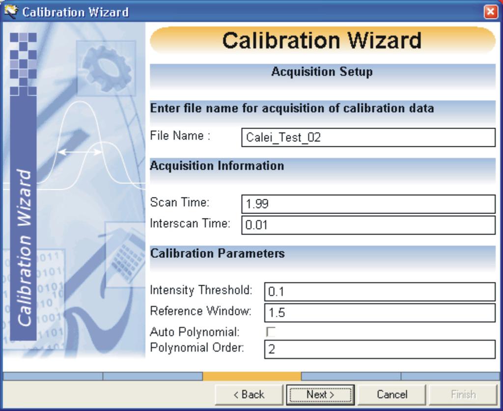 6. In the Calibration Wizard Reference Setup page, click Browse, to select the appropriate reference file for the reference sample that you are using for the calibration.