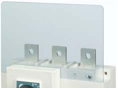 125 to 4000 A acces_079_a_1_cat Terminal screens Top or bottom protection against direct contacts with terminals or connection parts. For 3/4 pole No.