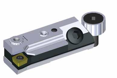 Hole Finishing ROTAFLEX High-Performance Boring Systems Application Hints Micro-Adjustable Cartridges Axial adjustment wedge.039" (1mm) adjustment range.