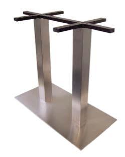 1400x800mm Base Span: 800x400mm Height: 720mm E05XXL Stainless Steel Barleaner Max Top: 800mm