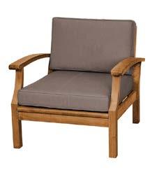 OUTDOOR - Teak & Wicker Chairs Kingston Bench 940mm