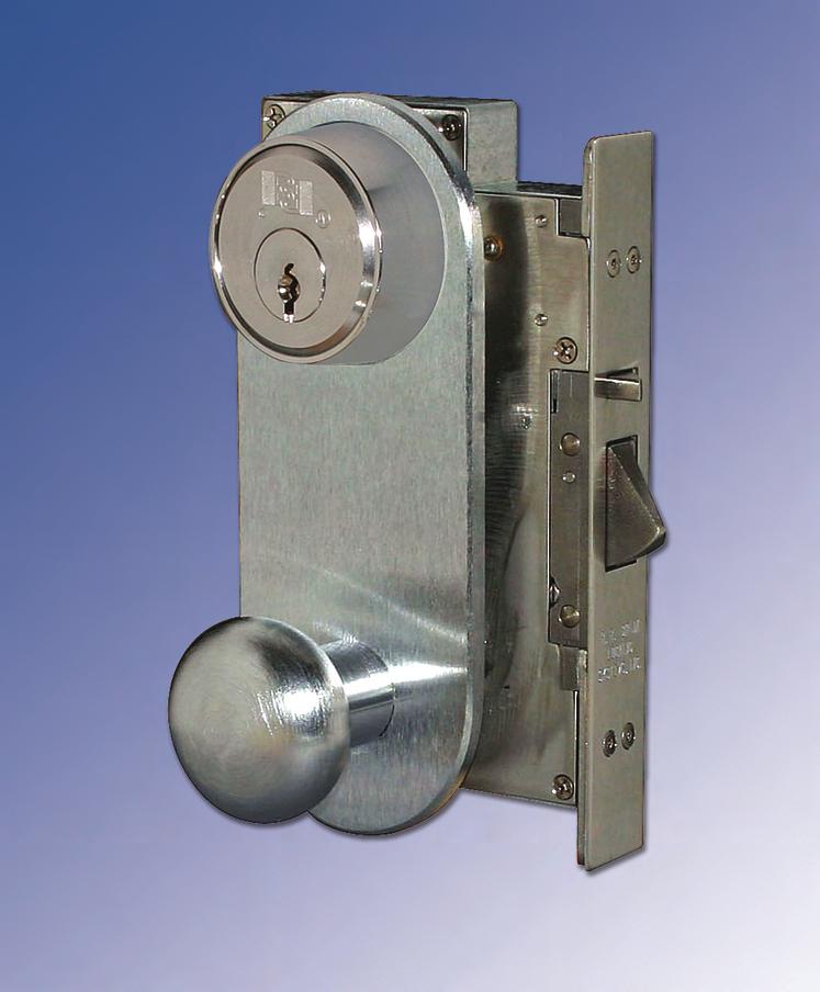 R. Brink Mogul key cylinder, standard knobs and escutcheon Application The 1040/1060 series of key/knob operated deadlocking latches is ideal for use in detention institutions as well as in