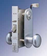 knob/lever trim set. It is appropriate for supervised minimum/medium security areas in detention facilities such as passage and office doors. RRBLS does not recommend the 1050 for inmate cell doors.