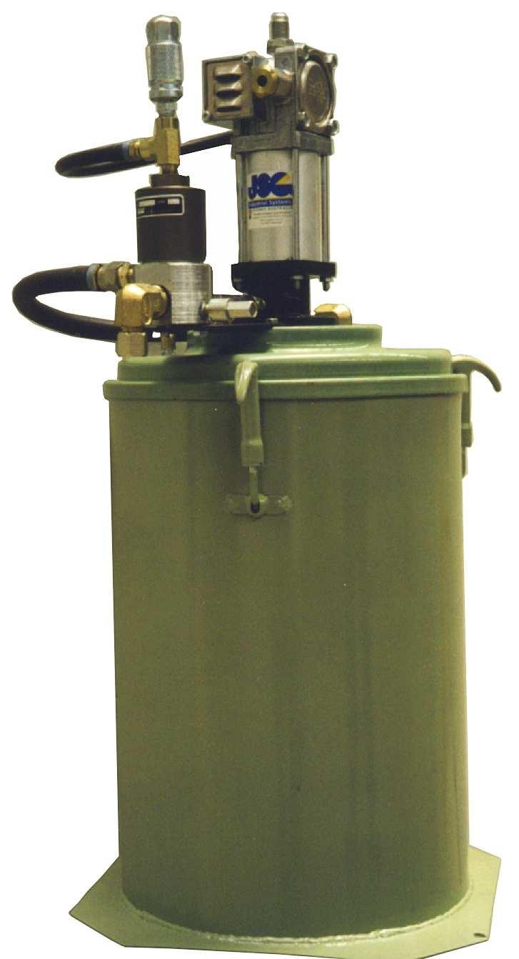 20Kg Drum Reservoir D 03-84485SQ Air Dual Line lubrication system 30Kg