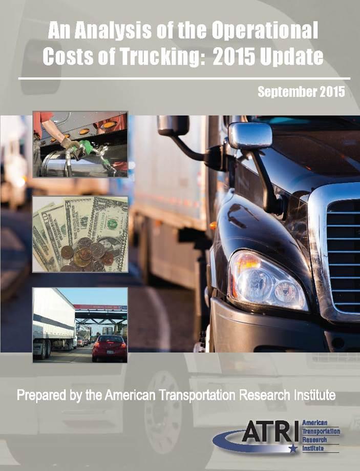Operational Costs of Trucking Annual report first issued in 2008 Collects and