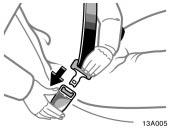 30 Persons should ride in their seats properly wearing their seat belts whenever the vehicle is moving.