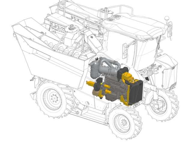 New DEUTZ engine DEUTZ engine Tier 4 Final : GL7.4 / GL8.4: 4 cylinders 4100 cmᶾ 156hp GL8.