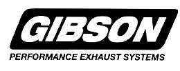 952003 POWER EXHAUST SYSTEM 87-89 CHEVY 454 CLASS A MOTORHOME DUAL AIR PUMP Thank you very much for purchasing our Gibson Exhaust System for your vehicle.