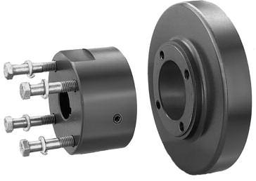 SC Spacer Hub Bores Stock Bores Dimensions Coupling Hub Max. Plain Bore with Standard Cap Screws Weight Size Number Bore Bore Keyway and Setscrew K H Furnished (Lbs.) 4JSC 4H 2 - - - 2 4 0x2.
