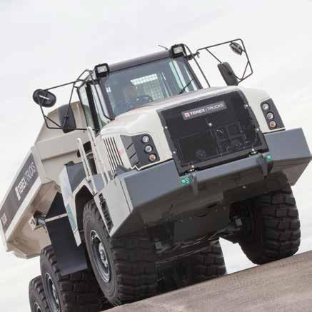 YOUR DECISION TO BUY A TEREX TRUCK OPENS A WORLD OF OPERATIONAL ADVANTAGES TO YOU.