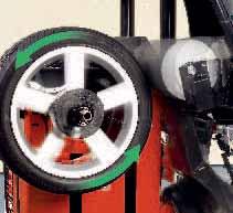 Easily lift wheel assemblies up to 79 kg (175
