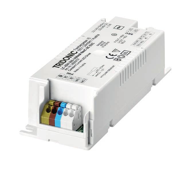 Driver LC 45W 500 1400mA flexc SC EXC EXCITE series Product description Constant current LED Driver Dimmable via ready2mains Gateway Dimming range 15 100 % (Depending on load.