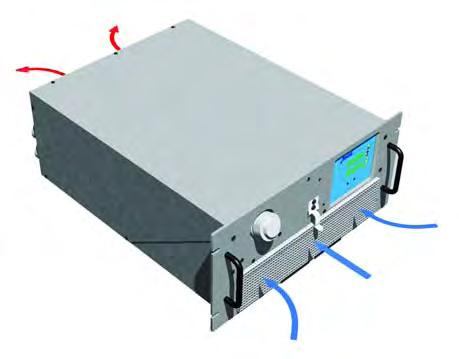 Liquid Chiller - Air Cooled RLC-900/RLC-1800 ENVIRONMENTS 19 rack mount Laboratory Industrial COOLING CAPACITY 310 Watts @ 0 C T