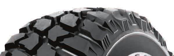Features Aggressive pattern design High void ratio and pyramid shape tread elements Special casing