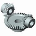 The gears shown below are called spur gears because they mesh together.