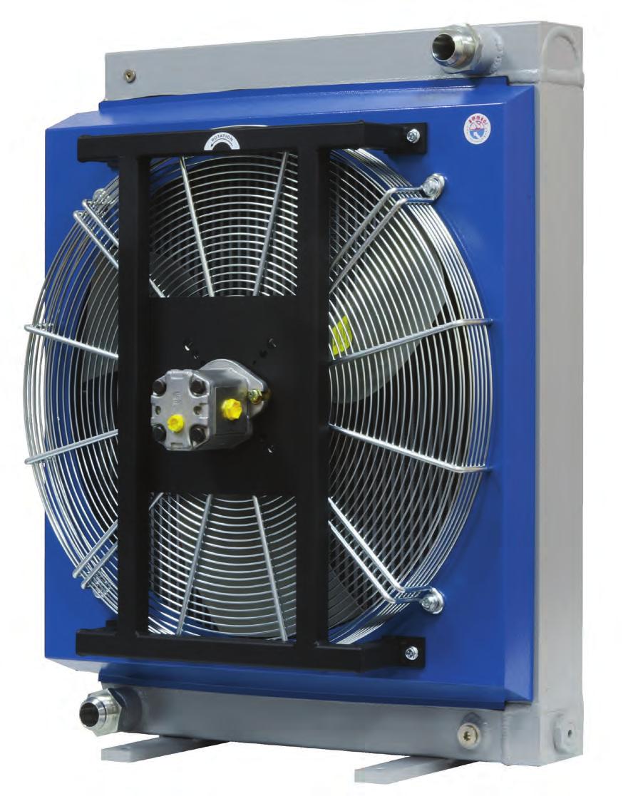 EMMEGI Heat Exchanger Features Hydraulic Motor Options Variable Speed &