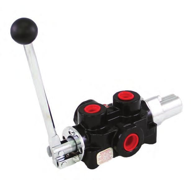 Schematics & Features 4-Way Directional Control Valve With Hydraulic Kick Out 755T4JRSH A B 755T4JRSH P T P755T4JRSH MATERIA: Cast Iron Body Buna N O Rings IOSSO Plated Steel Spool Black Nylon Ball