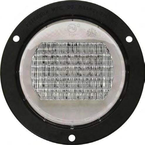 B426-18 Mounting grommet ROUND LED REVERSE LIGHTS White 110 mm (4 ) round reverse light 26 Great White diodes emit