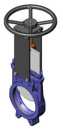 This design allows the customer to change the actuators themselves and normally no extra assembly accessories are