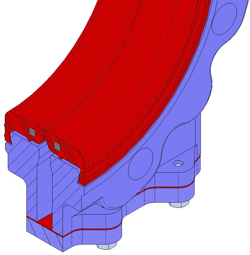 DESIGN CHARACTERISTICS 1 BODY One piece reinforced cast iron body. The body provides a full continuous flow.