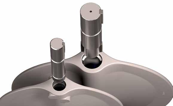 LARGE VALVE FEATURES AND BENEFITS 22-120 (550mm - 3000mm) ISOLATION FROM LINE MEDIA Bray s seat design and internal disc to stem connection isolates the