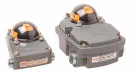 SPDT switches or non-contacting proximity switches Switches pre-wired to