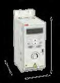 Types and voltages Rated values *) P motor I motor ABB ordering code Enclosure IP20 reference code ABB type code/order code for IP20 units (kw) (A) 1-phase AC supply, 200 to 240 V 0.37 2.