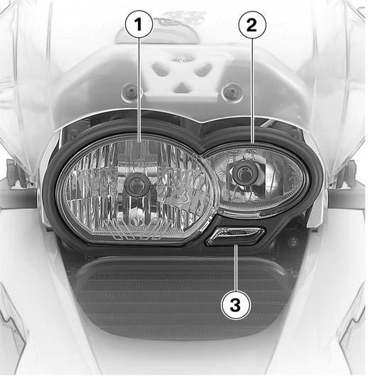 z Overviews Headlight 1 Low-beam headlight