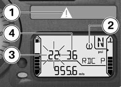 z Status indicators ASC symbol is displayed. The ASC control unit has detected an error. The ASC function and the offroad ASC function are not available. Continue driving is possible.