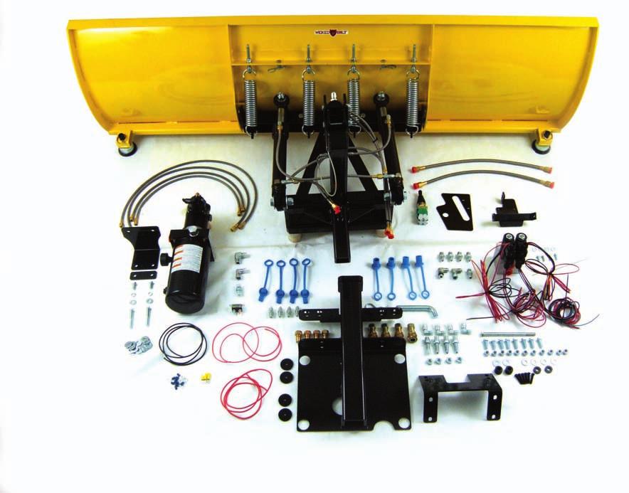 SNOW PLOWS The Wicked Bilt Snow Plow kit is a bolt on design that utilizes factory attachment points.