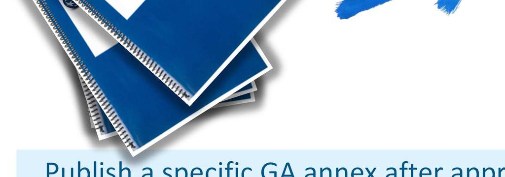 Handbook Publish a specific GA