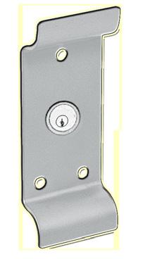 Standard Rim Cylinder available in C 6-Pin and optional Kwikset KW keyways included.